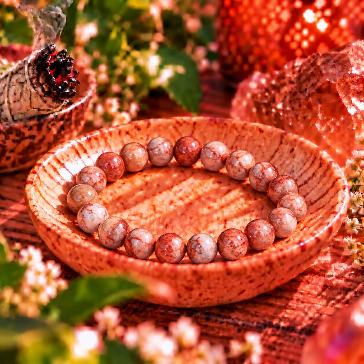 Red Network Jasper – Interconnected Energy Bracelet