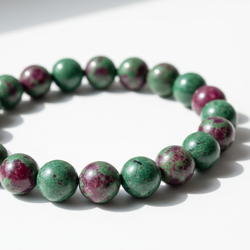 💚 Ruby in Zoisite – Passionate Vitality Bracelet