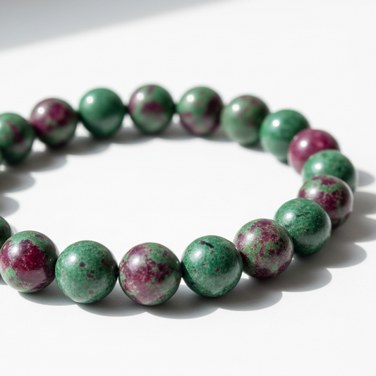 💚 Ruby in Zoisite – Passionate Vitality Bracelet