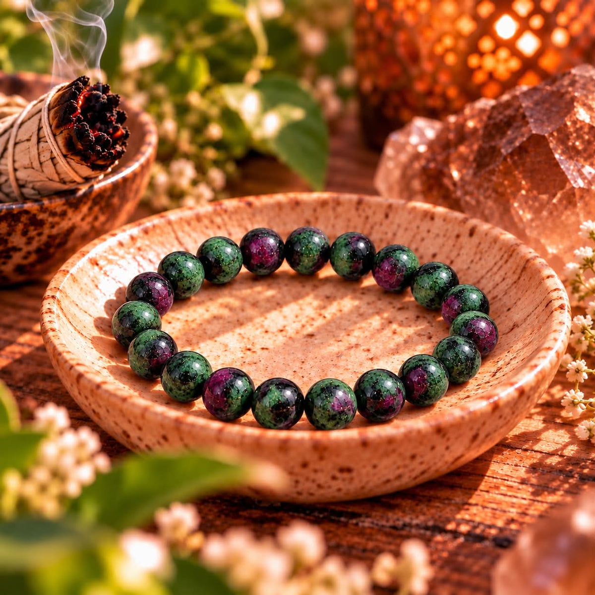 Ruby in Zoisite – Passionate Vitality Bracelet