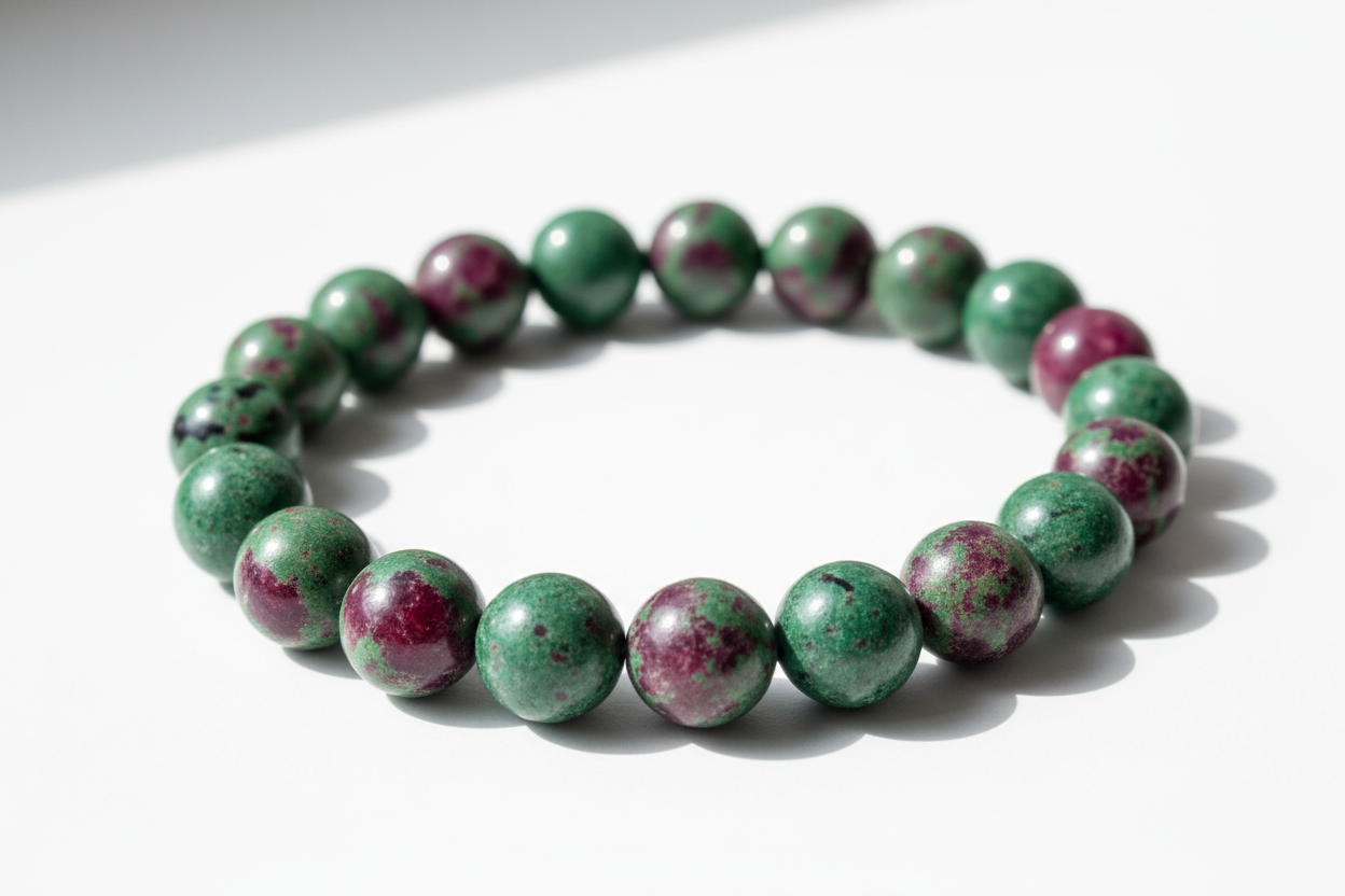💚 Ruby in Zoisite – Passionate Vitality Bracelet