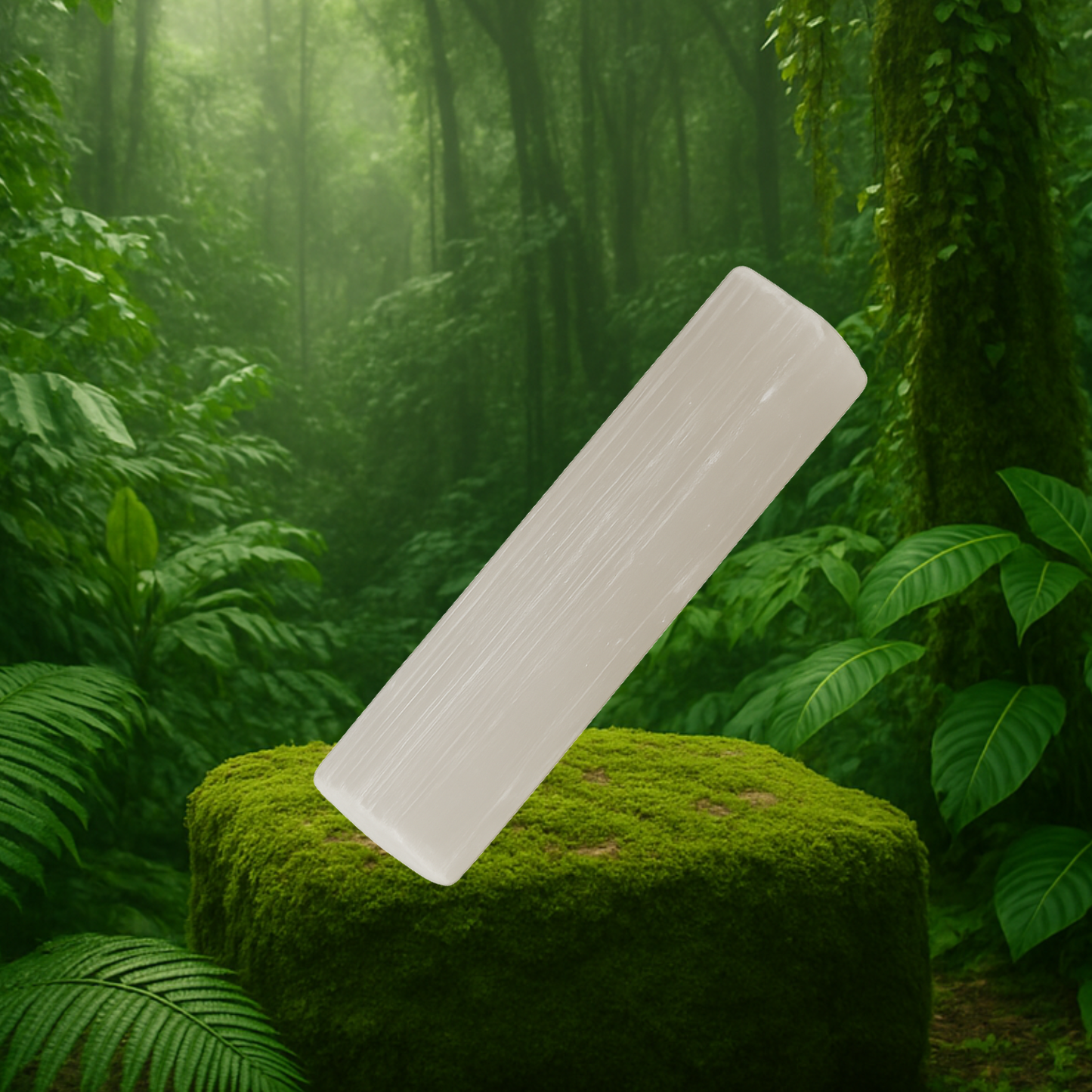 Selenite Wand-Raw 10cm Embrace Bohemia 1