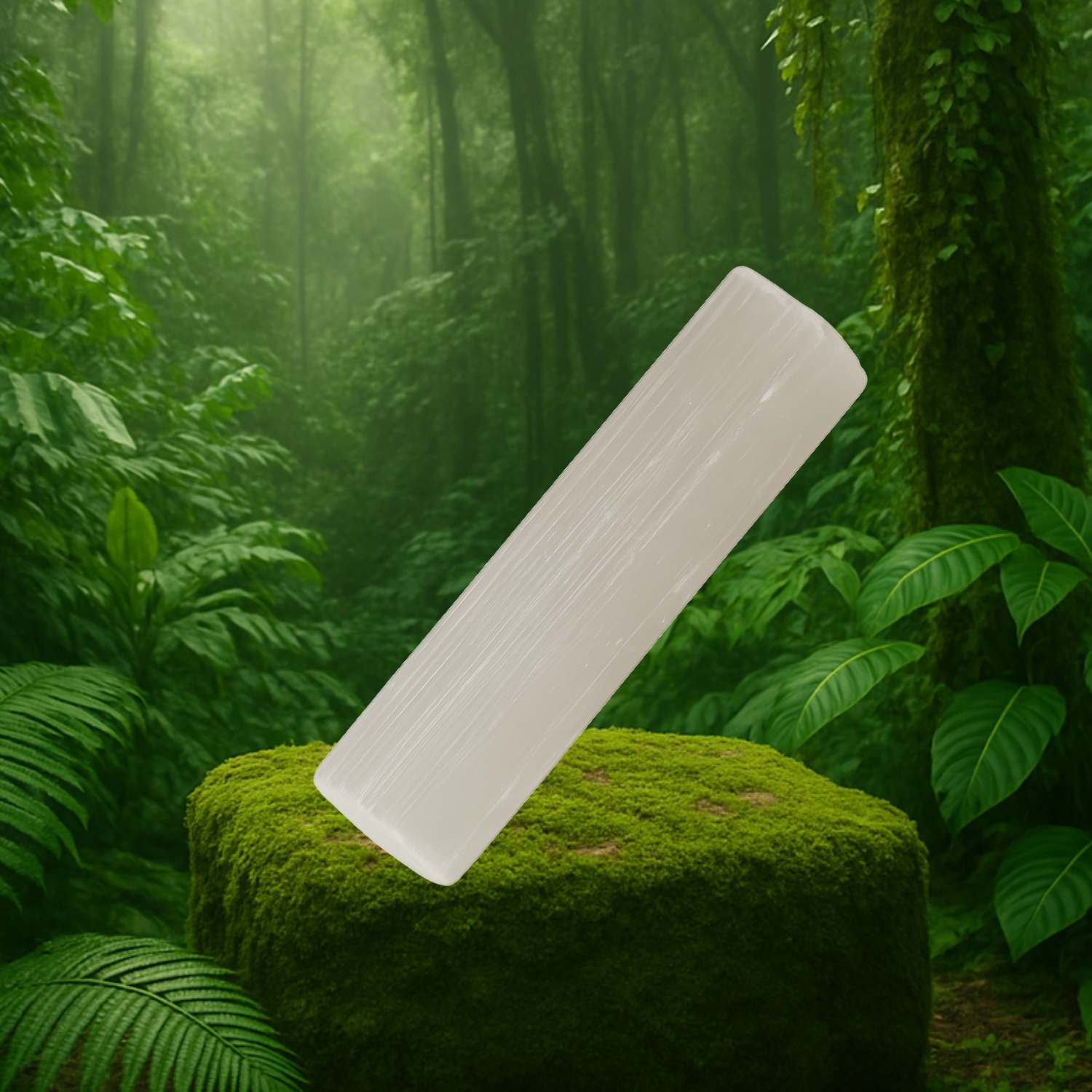 Selenite Wand-Raw 10cm Embrace Bohemia 1