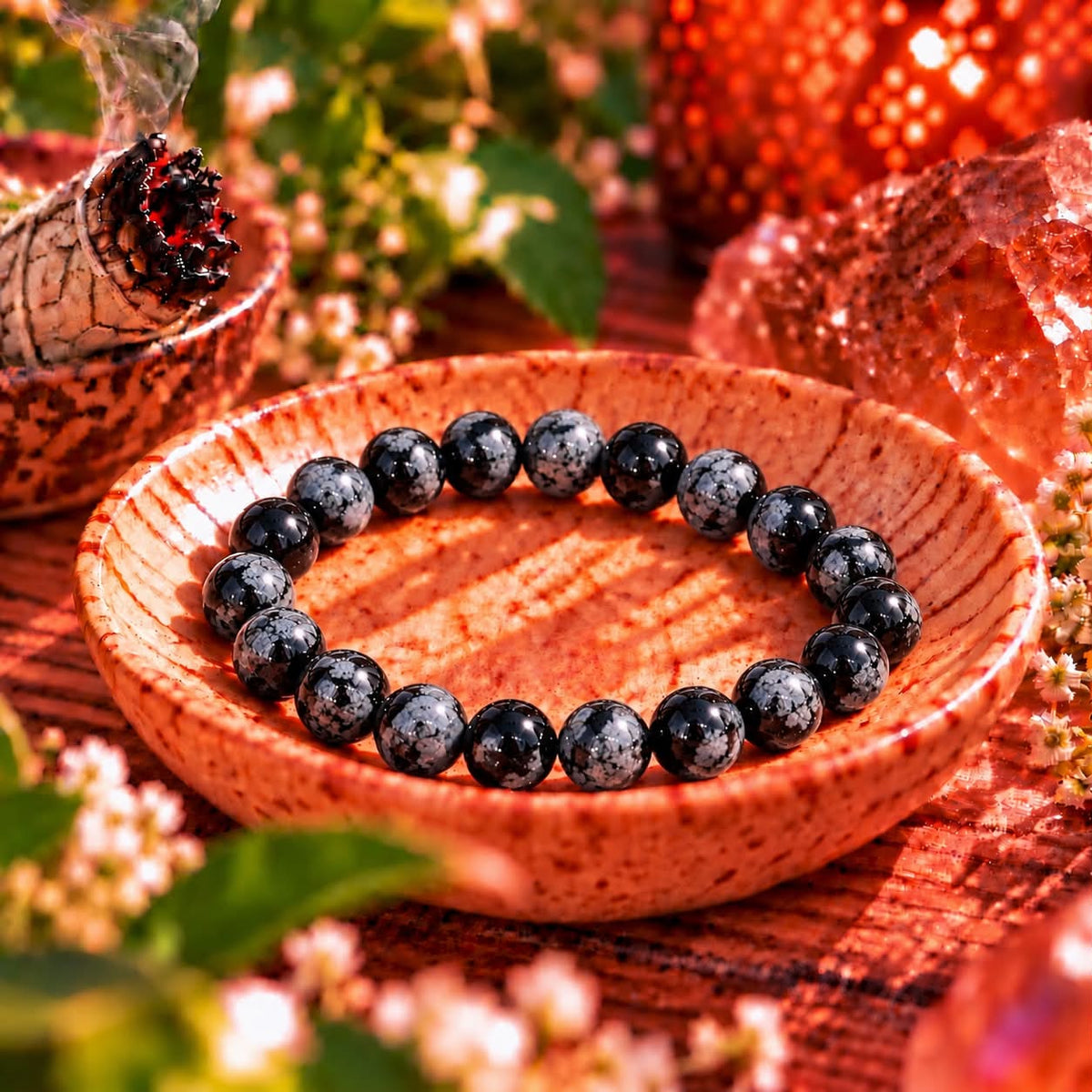 Snowflake Obsidian – Inner Balance Bracelet