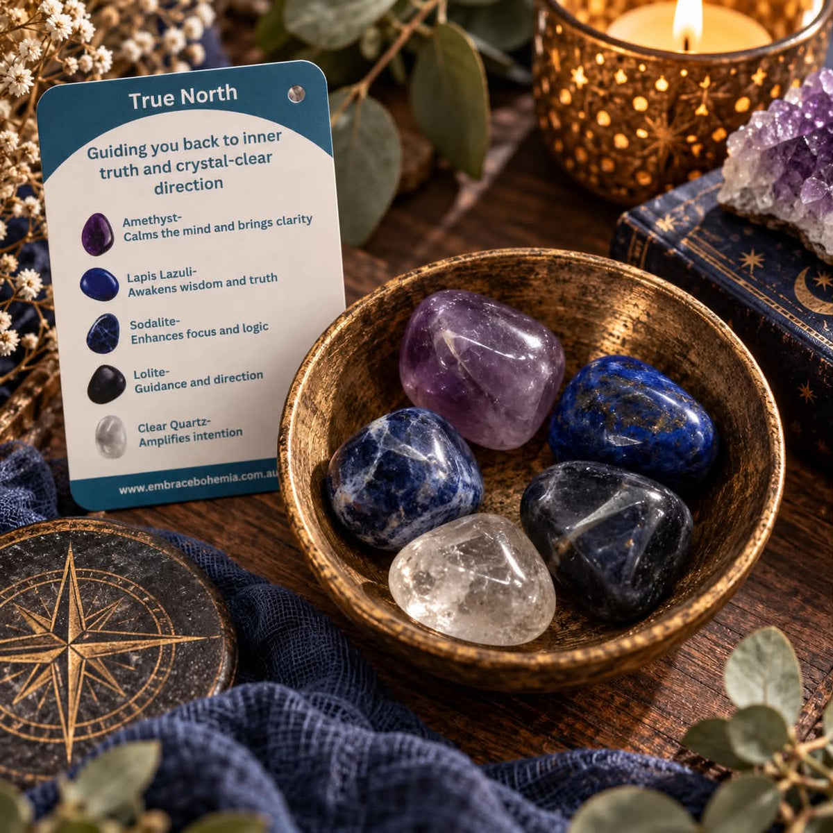 True North Crystal Intention Set