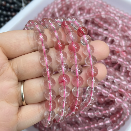 Watermelon Tourmaline – Heart Harmony Bracelet-Embrace Bohemia 1