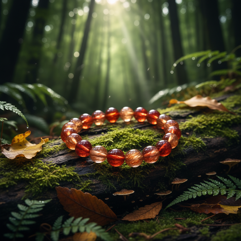 Fire Quartz – Energizing Passion Bracelet Forest Shot