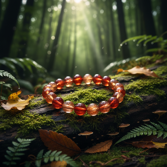 Fire Quartz – Energizing Passion Bracelet Forest Shot