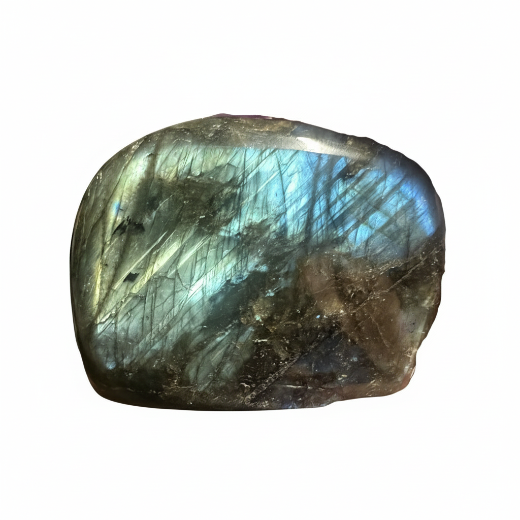 Labradorite Freeform 259g - Blue Green Flash Xmas Special