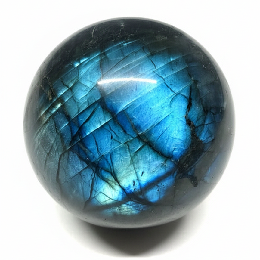 Labradorite Sphere 300g with Stand