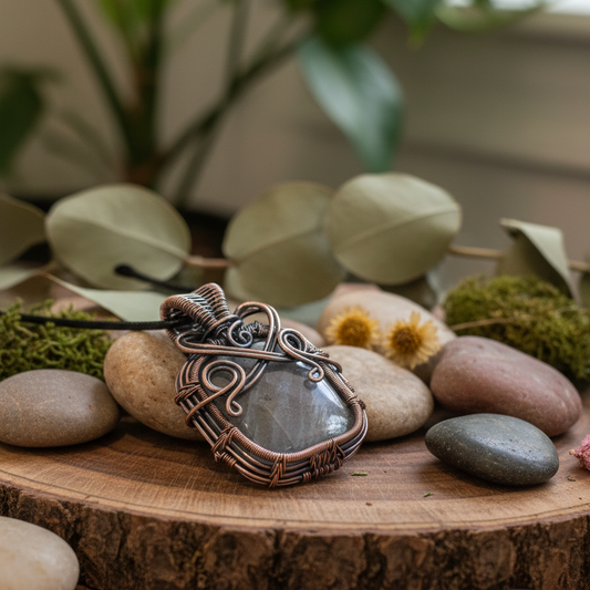 Labradorite Pendant Natural Setting