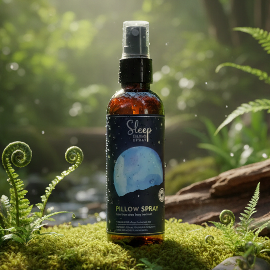 Sleep Collection Aromatherapy Pillow Spray in Natural Outdoor Setting