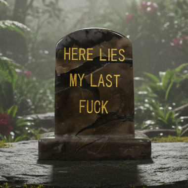 Smoky quartz headstone in natural setting