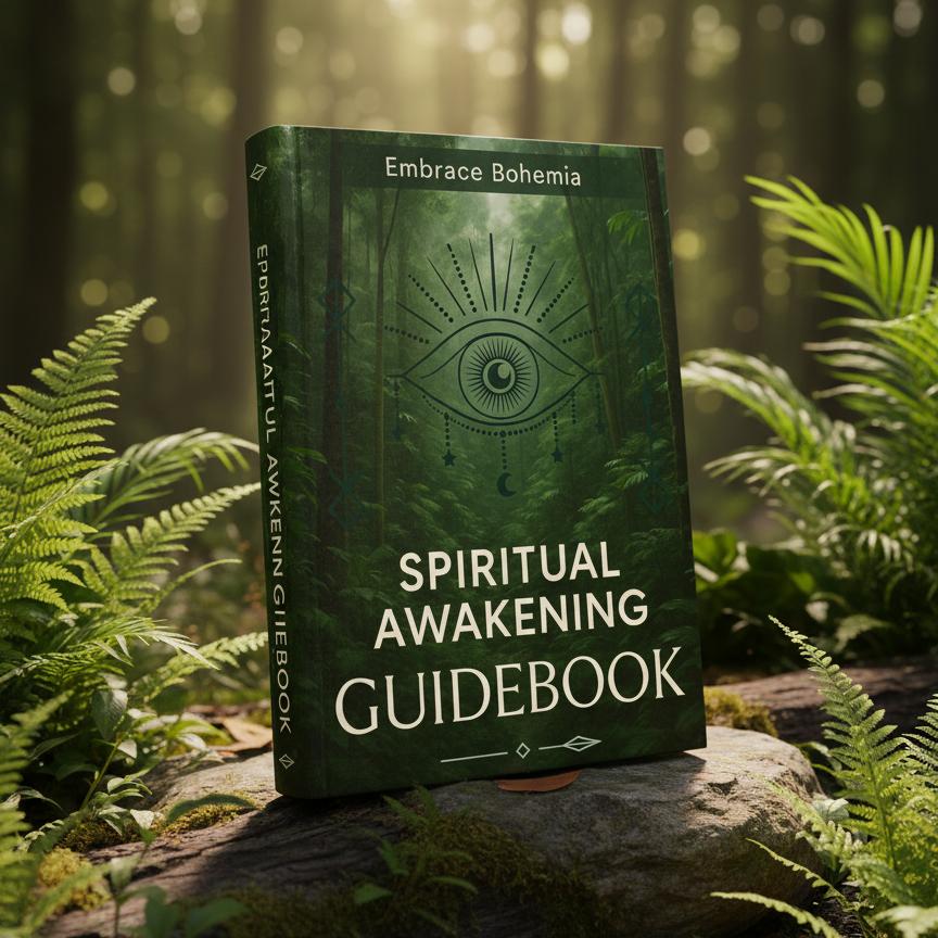 Spiritual Awakening Guidebook Natural Outdoor Mockup