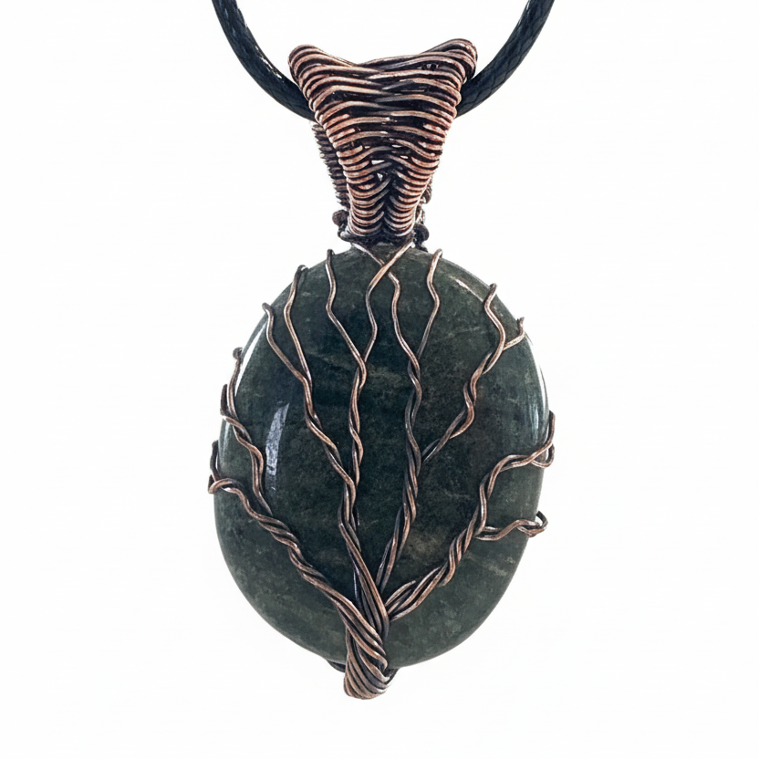 Tree of Life Wire-Wrapped Pendant - Clean Product Photo
