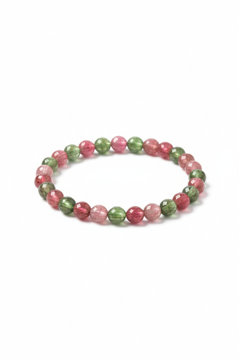 Watermelon Tourmaline Stretch Bracelet